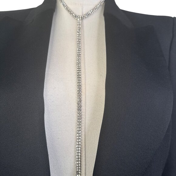 2/$24 Rhinestone Gold Crystal Choker Y-Lariat Necklace Adjustable Chain Elegant - Picture 6 of 7